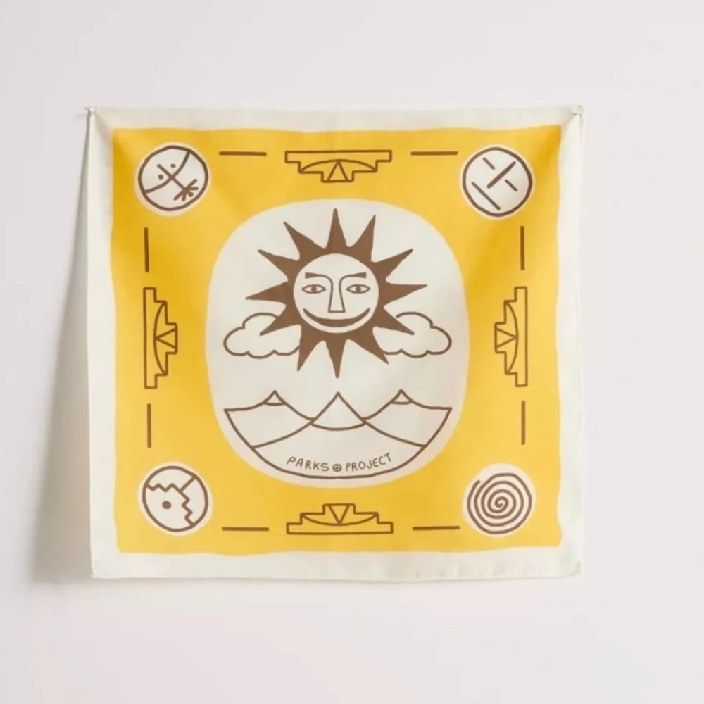 NWOT Parks Project Sun Flag Tapestry/ Bandana